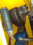 TC AMERICAN CRANE RUBBER WHEEL POWERED TRACTOR DRIVE TROLLEY &amp; HOIST CARRIER, NEW IN CRATE: YOBRO #24827