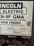 LINCOLN IDEALARC PULSE POWER 500 WELDER W/ BOOM &amp; LINCOLN LN-9F WIRE FEEDER. STOCK #0627922.