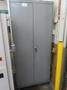 Heavy Duty Steel 2 Door Portable Cabinet on Casters- Contents Included- Auction Item