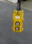 Overhead Hoist &amp; Crane Specialists Heavy Duty Steel Mold Table with Overhead Hoist System, Contrex Model B586 1/4 Ton Jib Cane w  2 Ton Electric Chain Hoist, I Beam, Trolley- Auction Item