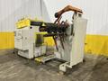 8,000 LBS X 24" X .125" DALLAS UNCOILER COIL REEL, MOTORIZED STRAIGHTENER - FEED LINE: YOBRO #24808