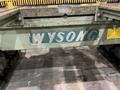 4' X 10 GAUGE WYSONG MODEL #1048 MECHANICAL POWER SQUARING SHEAR W/ BACK GAUGE : YOBRO #26001