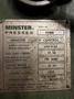 600 TON MINSTER MODEL #90-600 KNUCKLE JOINT KJ PRESS, 6" STROKE: STOCK #18998