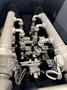 9" X 192" RANSOHOFF LEANVEYOR FOUR STAGE (WASH/RINSE/RINSE/BLOW OFF) WASHER. STOCK # 1113425.