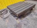 48" X 48" X 27,000 LBS LUCAS PNEUMATIC AIR LIFT ROTARY TABLE: STOCK 19781