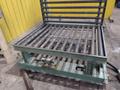 60" x 48" ROACH LIFT &amp; TILT UPENDER / TABLE WITH ROLLER CONVEYOR, 115 VOLT &amp; AIR: YOBRO #24709