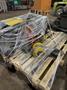 2017 R and M 4 ton Spacesaver electric hoist model sx50410050p76jddos s/n 200816926/20 rated at 40/6.5 fpm,100 fpm trolley, 29' 6" lift, 460 volt, class h4