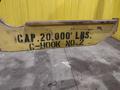10 TON X 40" WIDE MAZZELLA C-HOOK CRANE COIL LIFTER: STOCK #23568