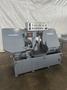 13" X 16" PEERLESS HB1316A HORIZONTAL BAND SAW W/ 10' INFEED AND 20' OUTFEED CONVEYOR. STOCK # 1164323.