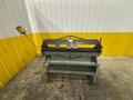 4' X 16 GAUGE ROPER WHITNEY MODEL #U416 MANUAL FINGER BOX &amp; PAN BRAKE W/ STAND: YOBRO #23907