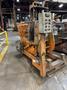 Hall model 2H molding machine 28x34 front platen, 27" x 34" rear platen, s/n 206694, controls and tie bars, no hydraulics
