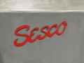 30,000 LB X 60" SESCO MODEL #55-523 MOTORIZED COIL REEL UNCOILER W/ COIL CAR: STOCK #21952