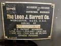 30" Barrett Model 1100 WD Extractor Centrifuge Chip Spinner Wringer