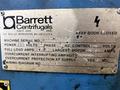 2 HP BARRETT MODEL #125 CLARIFUGE 3600 RPM CHIP SPINNGER WRINGER CENTRIFUGE: STOCK #23459