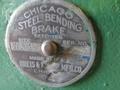 14 Ga x 4 ft. Chicago (DREIS &amp; KRUMP) FINGER BRAKE MODEL W-34