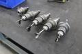 CT50 Taper Tool Holders: (4) w Jacobs Drill Chucks, (1) End Mill Holder, Haas Retention Knobs- Auction Item