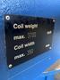 8,000 LB  X 12" ARKU AH3000/2/350/FU-4Q DOUBLE END POWERED COIL REEL/UNCOILER. STOCK # 0644723