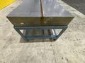 36" X 78" X 8" THICK RAHN GRANITE PRECISION LAYOUT PLATE ON STAND: STOCK #11475