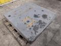 48" X 48" X 8" BLACK GRANITE TABLE: STOCK #22227