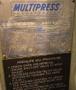 35 TON DENISON MULTIPRESS STOCK# 3284