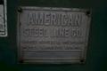 2500 LBS  X 18" AMERICAN STEEL LINE DOUBLE END COIL REEL: STOCK #76416
