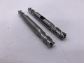 11/32 x 3/8” MORSE HSS DOUBLE ENDED FLUTE END MILLS [MATCHING SET] STOCK #15524