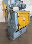 5 CUBIC FOOT TD326 RUBBER BELT TUMBLE BLAST SYSTEM W/ ELEVATOR RECLAIM SYSTEM &amp; DUST COLLECTOR. STOCK # 0670425.
