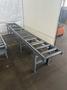 13" X 16" PEERLESS HB1316A HORIZONTAL BAND SAW W/ 10' INFEED AND 20' OUTFEED CONVEYOR. STOCK # 1164323.