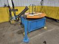 60" AWC HORIZONAL MOTORIZED PALLET WIRE TYPE COIL REEL UNCOILER : YOBRO 26505