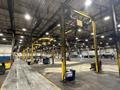 3 TON X 14' WIDE X 130' LONG MPH / BUDGIT OVERHEAD FREE STANDING CRANE SYSTEM: STOCK #20675