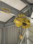 Yale 4 ton electric hoist with pendent controls on monorail