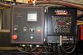120" X 3/8" PANDJIRIS MODEL 120I-50 SEAM WELDER WITH LINCOLN POWERWAVE: STOCK # 71485