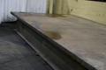 99-1/4" X 257" X 3" STEEL PLATE ON STAND: STOCK #74980