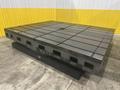 96" X 120" GIDDINGS &amp; LEWIS T SLOT POWERED AIR LIFT ROTARY TABLE: STOCK #22066