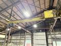 Shaw Box 3 ton electric hoist with three way pendent controls, approx. 30' Mid-South underslung bridge and approx. 60' runway