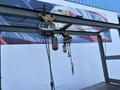 12' SHOP MADE CRANE SYSTEM WITH (2) 1 TON CM ELECTRIC HOIST: STOCK #77843
