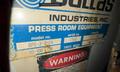 8,000 LBS X 24" X .125" DALLAS UNCOILER COIL REEL, MOTORIZED STRAIGHTENER - FEED LINE: YOBRO #24808