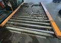 72" X 136"  PROGRESSIVE POWERED ROLLER STACKER CONVEYOR WITH 72" X 156" POWERED ROLLER RUN OUT CONVEYOR STOCK# 3896