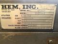 USED HEM 16" X 22" AUTOMATIC HORIZONTAL MITERING BANDSAW MODEL CYCLONE A-C, Year: 2007
