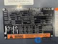 2021 - 4,000 LB. TOYOTA MODEL 8FBCU20-COMP SIT-DOWN ELECTRIC FORKLIFT