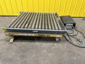 4,000 LBS X 60" X 48" ECONO LIFT HYDRAULIC SCISSOR LIFT TABLE WITH ROLLER CONVEYOR TOP, 115 VOLT: STOCK #20962