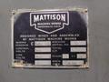 18" X 120" MATTISON HYDRAULIC SURFACE GRINDER: STOCK #20590