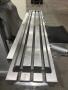 USED SHARP 10" X 54" HEAVY-DUTY KNEE MILL MODEL TMV-K-N WITH 3-AXIS READOUT