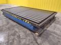 129" X 72" X 14" HIGH T-SLOTTED LAYOUT TABLE / BOLSTER PLATE: STOCK #22373