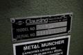 4" X 4" X 3/8" METAL MUNCHER HYDRAULIC IRONWORKER:  STOCK #75682
