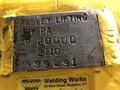20,000 LB 10 TON BRADLEY MOTORIZED ROTAION COIL GRAB CLAW TYPE LIFT: STOCK #15816