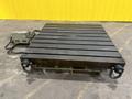 60" X 60" SHIBAURA MODEL #BFT-13CW2 T-SLOTTED ELECTRIC POWERED ROTARY TABLE: STOCK #19526