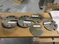 Balance Beam Testing Device, **Shop Made**, On Rolling Wood Cart with Weights and Conversion Charts- Auction Item