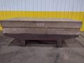 8' X 4' X 16" STARRETT CRYSTAL PINK SURFACE PLATE: STOCK #19055