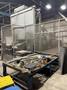 2005 Eagle automated saw and knockout system s/n 05027 with enclosure with light curtain, 2005 Fanuc robot model M-900iA 350 s/n r05743652 with Fanuc system R-J3iB controls s/n e05608535, with saw grips, Eagle enclosure with core knockout system, Allen Bradley plc with panelview 700, core butt discharge conveyor with drive, gate and riser dropoff, related conveyors